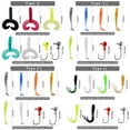 thumbnail image 3 of Ourlova 40pcs Fishing Lure Set With Hooks Lightweight Waterproof Lure Bait With Transparent 5 Compartment Tackle Box, 3 of 9