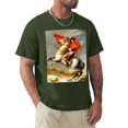 thumbnail image 1 of Camiseta de verano para hombre Camisa de algodón con cuello redondo de manga corta, 1 of 7