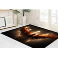 thumbnail image 4 of Area Rugs, Black Rugs, Entry Rugs, Angel Rugs, Lucifer Rugs, Bathroom Rug, Lucifer With Glowing Fire Wings Rugs, Non-Slip Carpet Rug, 5.9'x9.2' - 180x280 cm, 4 of 8