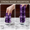 thumbnail image 6 of 4 Pcs Funny Kitchen Towels,Halloween Purple Checkered Ghosts and Icons Microfiber Dish Towels,Kitchen Tea Towels,Kitchen Towel Set (18" X 26"), 6 of 7