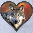 thumbnail image 2 of CafePress - Wolf Heart - Cute Infant Baby Football Bodysuit, 2 of 3