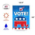 thumbnail image 2 of Toland Home Garden Vote Republican Garden Flag, 2 of 5
