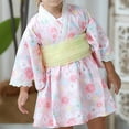 thumbnail image 4 of TAIAOJING Toddler Trendy Girls Outfits Sets Stylish Printed Kimono Long Sleeve Set For Casual Wear For Girls Ages 1-6 For Year Round Fashion Boho 4-5Y, 4 of 7