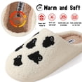 thumbnail image 2 of BERANMEY Halloween Slippers for Women Perfect Soft Plush Comfy Warm Slip-On Cute Womens Slippers Indoor Fluffy House Slippers for Women and Men Non-slip Fuzzy Flat Slides, 2 of 8