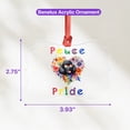 thumbnail image 4 of Peace Love Pride Poodle with Rainbow Sunglasses LGBT LGBTQ+ Acrylic Benelux Ornament Poodles Dog Lover Gifts Idea Home Tree Decor - 01004, 4 of 4