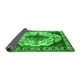 thumbnail image 2 of Ahgly Company Indoor Round Oriental Green Industrial Area Rugs, 3' Round, 2 of 4
