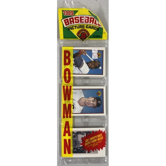1989 Bowman Baseball Rack Pack
