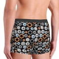 thumbnail image 4 of Bingfone Colorful Screws Men's Underwear - Casual Stretch Boxer Briefs-Small, 4 of 7