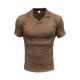 thumbnail image 4 of pstuiky camisetas de hombre, Blusa informal de manga corta con cuello en V y tirantes sueltos para hombre ropa de hombre m, 4 of 6