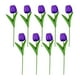 thumbnail image 2 of Tulipanes artificiales - Mini flores falsas para decoración de bodas, decoración escandinava del hogar, Rojo atardecer, rosa caramelo, blanco, rojo, verde claro, morado oscuro, 2 of 3