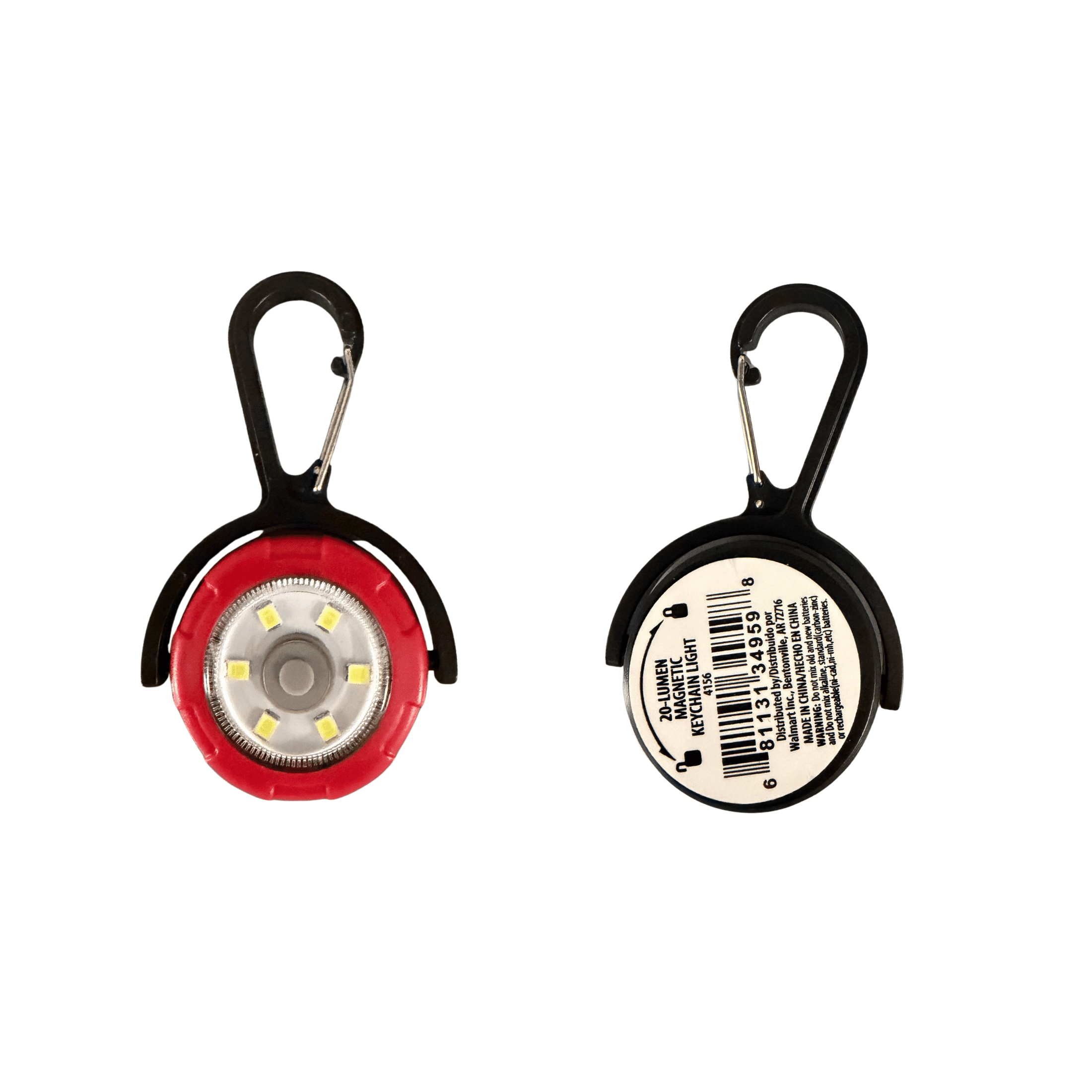 Hyper Tough 20 Lumen LED Keychain Flashlight, Multi Settings and