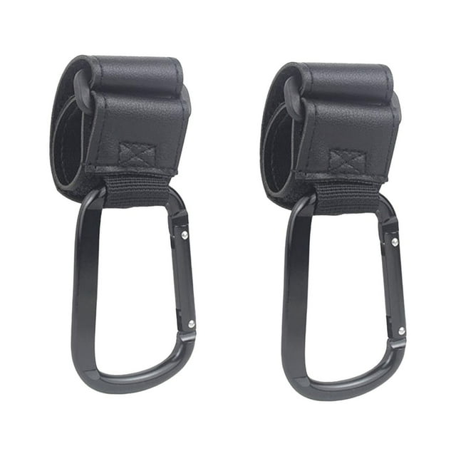 2 Pieces Hooks Clip Accessories Multifunction For Hanging Bags Black