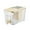 Cream Yellow, variant on 6L Cold Kettle Iced Juice Dispenser Lemonade Container Fridge Beverage Dispenser Durable Large Capacity Small Pulling Lid for Daily Use White