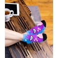 thumbnail image 4 of Tipi Toe Women's 20 Pairs Crazy Colorful Fun Patterned No Show Socks, 4 of 8