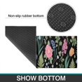 thumbnail image 6 of Pioneer Flower Floral Print Pattern Kitchen Rugs Sets Of 2,Anti Fatigue Kitchen Mat Rugs Non Slip Washable,Decorative Kitchen Floor Mats for Kitchen,Sink,Laundry,17"x30"+17"x47", 6 of 7