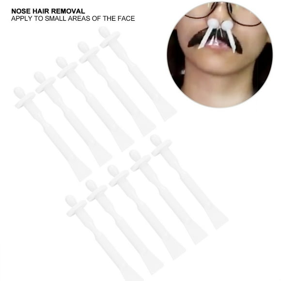 3.5 x 0.6in Hair Removal Wax Sticks, Cleaning Face Hair Removal Wax Sticks, 9 x 1.5cm Nose for Eyebrows