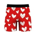 thumbnail image 5 of Ousvtion Clearance Deals Valentine's Day Mens Trunks Love Heart Print Boxer Briefs Valentines Rose Boxers Underwear Comfort Soft Brief Gift for Men,B08-Pink,X-Large, 5 of 7