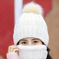 thumbnail image 4 of SPRING PARK Women Winter Beanie Hat Scarf Set Warm Knit Hat Thick Scarf Cap Neck Warmer for Women, 4 of 4