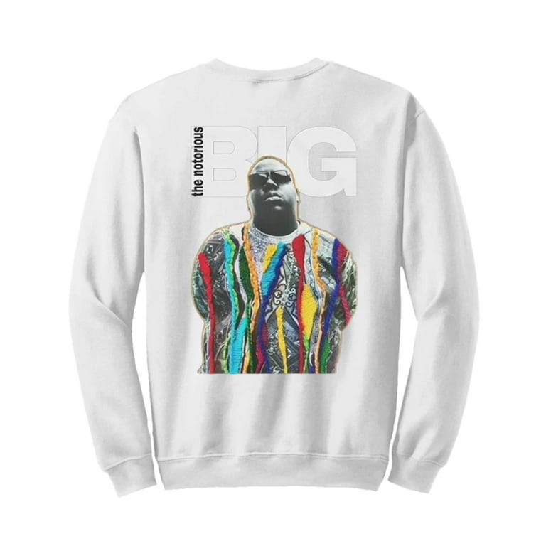 The Notorious Big Biggie Smalls Shirt Biggie Smalls Shirt The Notorious Big Sweatshirt Back Side Tees Music Shirt Walmart