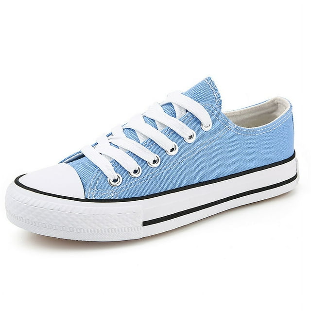 Zapatillas de lona de moda para mujer, lindas zapatillas bajas, cómodas zapatillas de lona para caminar para dama