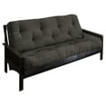 thumbnail image 2 of Humble and Haute  Full Textured Grey 6-inch Futon Mattress, 2 of 5