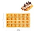 thumbnail image 4 of ALDKitchen Square Shape Waffle Iron | Rotating Belgium Waffle Maker | 2 Waffles | No plug | Nonstick Coating | 110V, 4 of 19