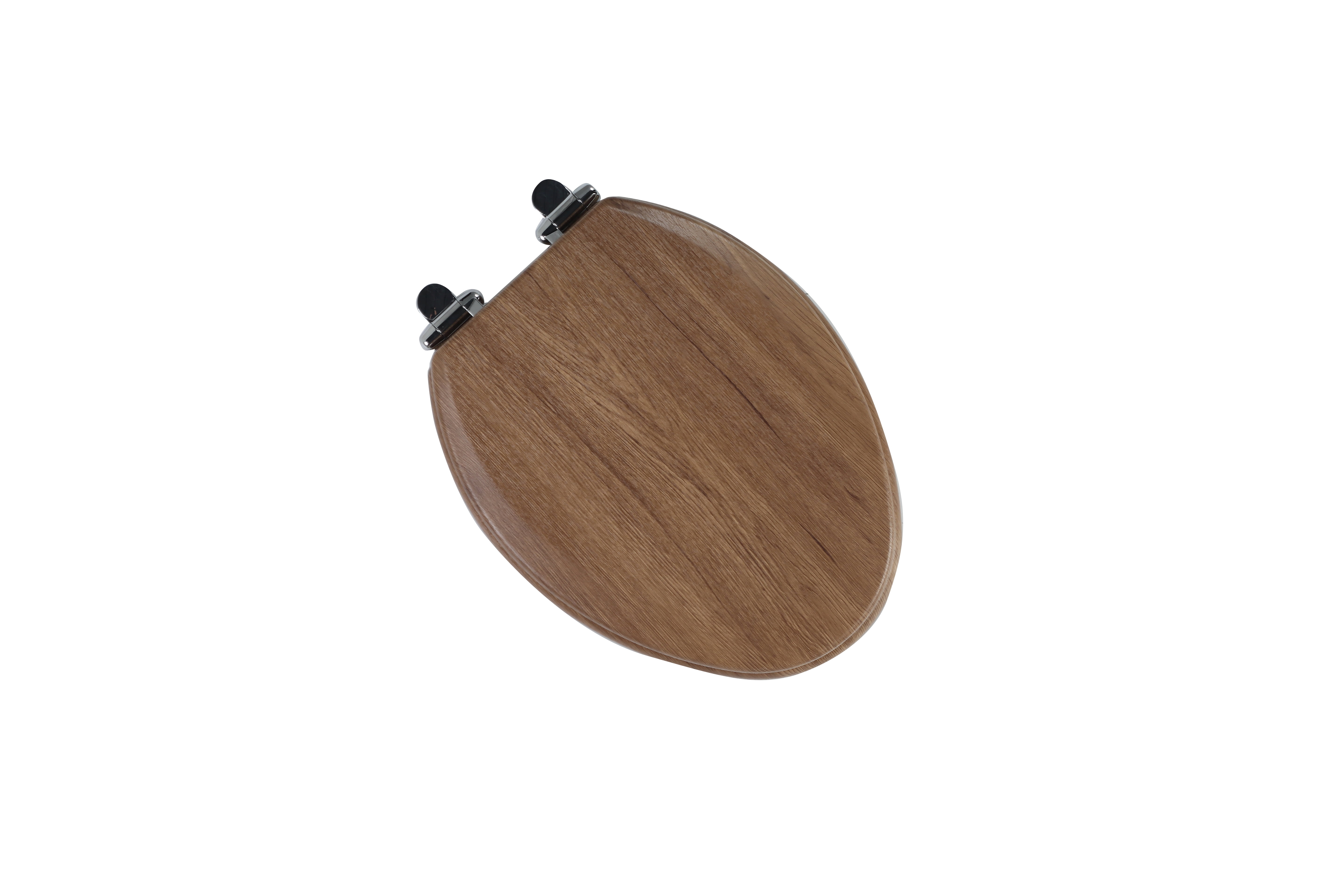 LYPER Oval Toilet Seat, Premium Molded Wood Seat with QuietClose