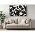 thumbnail image 3 of Black and White Abstract Marble Canvas Wall Art - High-Quality Modern Print - Handcrafted Minimalist Decor - Stylish Wall Art - Gift for Elegant Spaces, 3 of 7