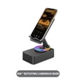thumbnail image 4 of Aodebiao 360° Rotating Bluetooth Speaker Phone Stand, Foldable Desktop Tablet Holder for Live Streaming, Portable Multimedia Dock with Audio, 4 of 6