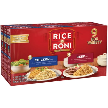 Product of Rice A Roni Chicken and Beef Variety Pack, 9 pk./7 oz. [Biz (Best Beef Fried Rice)