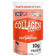 LonoLife Unflavored Collagen Peptides with 10g Protein, Stick Packs, 10 Count