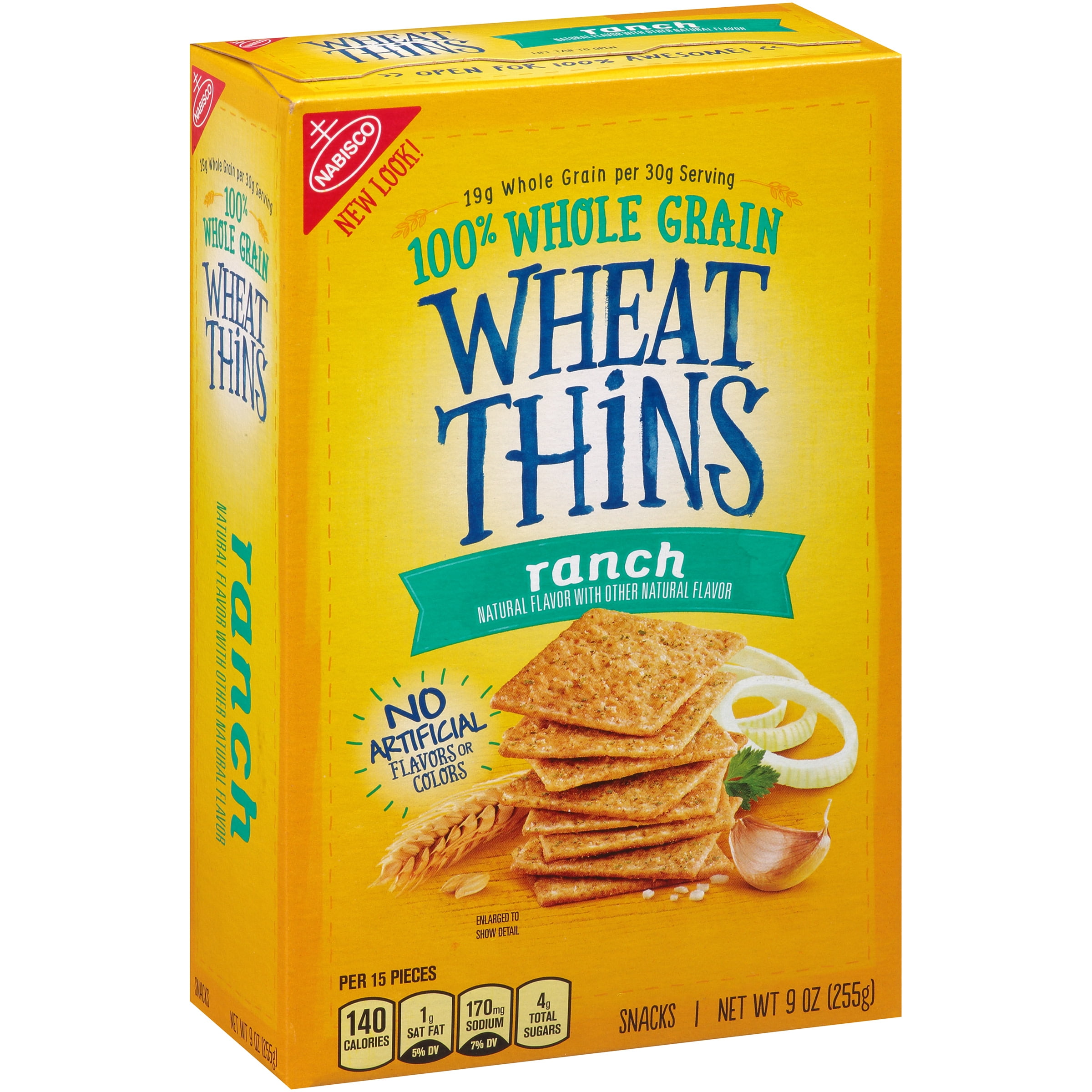 Wheat Thins Crackers, Ranch Flavor, 1 Box (9 Oz.) - Walmart.com