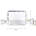 thumbnail image 3 of Bolsos cruzados transparentes Bolso de hombro aprobado por el estadio Bolso para teléfono (Blanco), 3 of 5