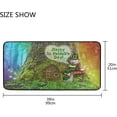 thumbnail image 3 of SKYSONIC St.Patrick's Day Kitchen Rugs and Mats,Cute Elf on St Non Slip Washable Cushioned Carpets Polyester AntiFatigue Comfort Porch Floor Mat Doormat for Washroom Bedroom Office 39 x 20 inch, 3 of 7
