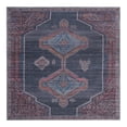 thumbnail image 6 of Unique Loom Sisu Collection Area Rug - Mizoram (7' 3" Square Charcoal and Gray/Brown), 6 of 7