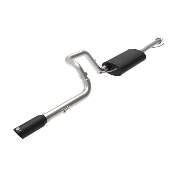 aFe MACHForce XP 2.5-inch 304 Stainless Steel Cat-Back Exhaust System with Black Tip for Toyota 4Runner V6-4.0L