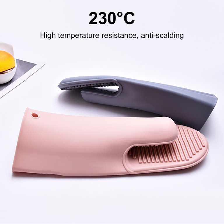 Grill Gloves, Silicone Oven Gloves, Heat-resistant Kitchen Gloves, Cooking  Insulation Tools, Grill Baking Tools * Red