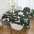 thumbnail image 2 of Yayeee Tablecloths 54" x 54" Rectangle Wrinkle Resistant Party Table Cover, Green Leaves, 2 of 8