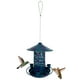 thumbnail image 5 of comedero exterior para aves, dispensador metálico colgado de semillas para aves silvestres, decoración de jardín con artesanías de hierro, 50 x 18 cm para patio y balcón, 5 of 6