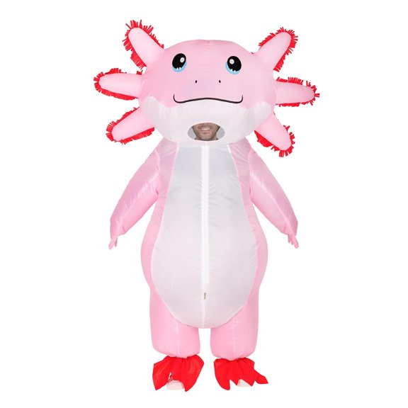 Disfraz inflable Orion Disfraces de axolotl para adulto, color rosa