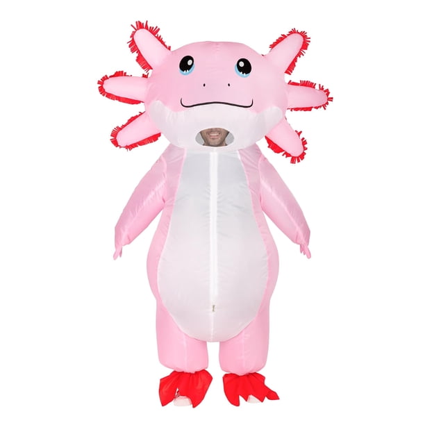 Disfraz inflable Orion Disfraces de axolotl para adulto, color rosa