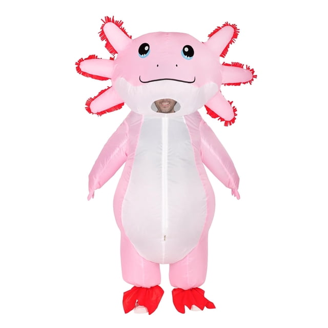Disfraz inflable Orion Disfraces de axolotl para adulto, color rosa