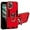 Red, variant on Case for iPhone 11 Pro with Built-in 360° Rotating Ring Kickstand Cover, Military-Grade Drop Protection Phone Case, Back Case for iPhone 11 Pro (5.8 inch), Red