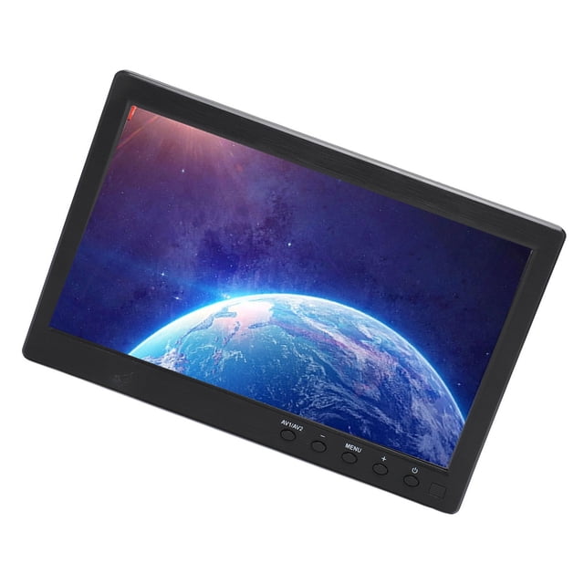 10,1 Pouces Portable, Écran HD IPS 1024 X 600 Télécommande Portable avec Interface Multimédia HD, VGA, AV, BNC, USB Haut-Parleur Intégré pour Système PC CCTV POS