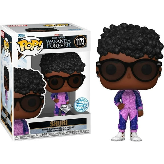 Funko POP! Marvel Shuri Vinyl Figure (Diamond Collection)