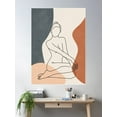 thumbnail image 2 of Nude Female Lines Poster Wall Art, Modern Wall Decor For Living Room Bedroom, 8x12 UNFRAMED, 2 of 3
