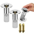 thumbnail image 2 of Xihbxyly Tapón para Lavabo de Baño, Recogedor de Pelos Extraíble de Acero Inoxidable, Colador de Drenaje Duradero, Diseño Fácil de Limpiar, Ajuste Universal para Lavabo, Solución Eficiente para El Fl, 2 of 7