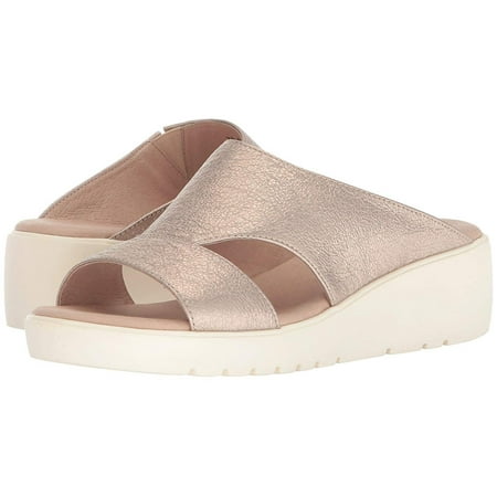 Johnston & Murphy Womens Carly Leather Open Toe Casual Slide