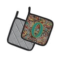 thumbnail image 2 of Carolines Treasures CJ2013-OPTHD Letter O Retro Tribal Alphabet Initial Pair of Pot Holders, 7.5HX7.5W, multicolor, 2 of 2