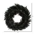 thumbnail image 2 of Vickerman 30" Black Fir Artificial Christmas Wreath, Unlit, 2 of 4